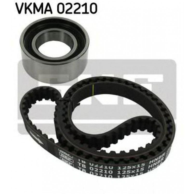VKMA 02210 SKF Комплект (ремінь+ролики)
